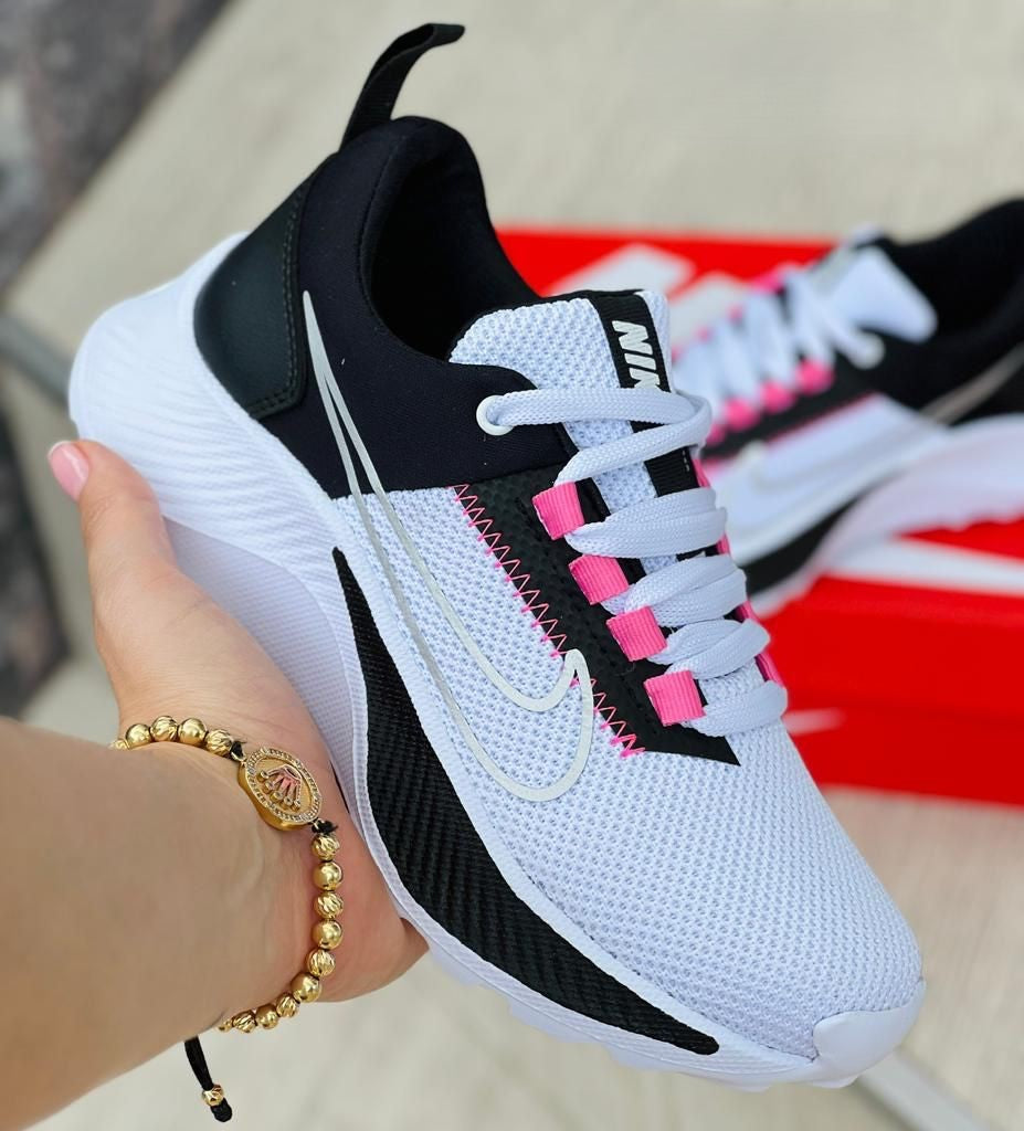 Tenis Nike Melao Full Blanco Negro Dama